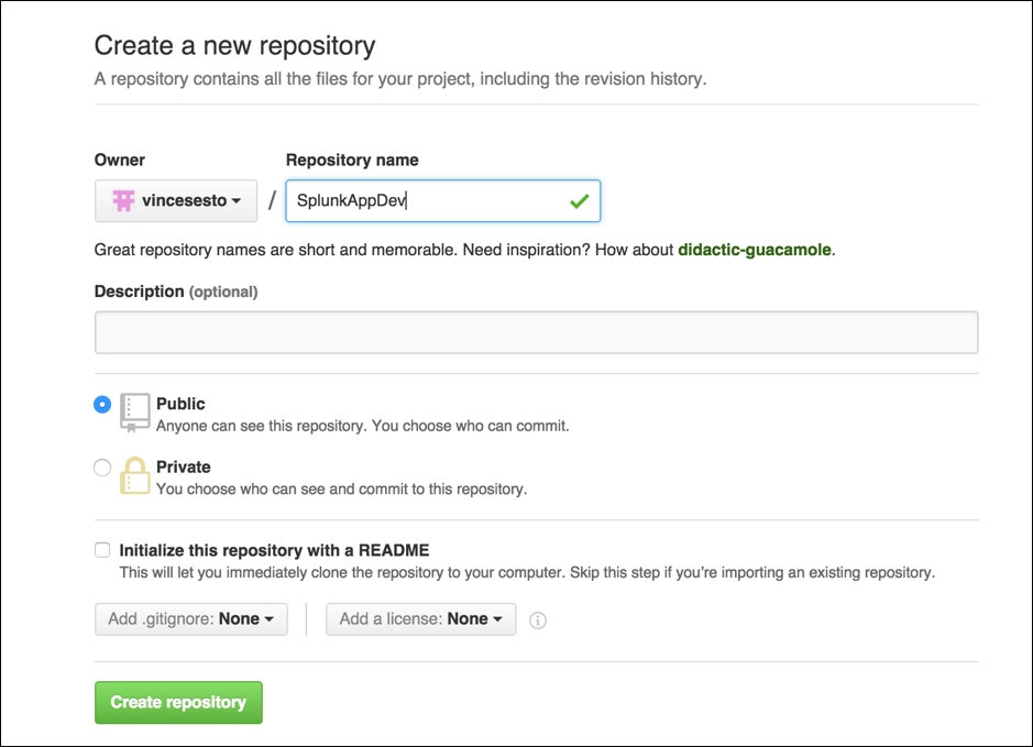 Create your repository