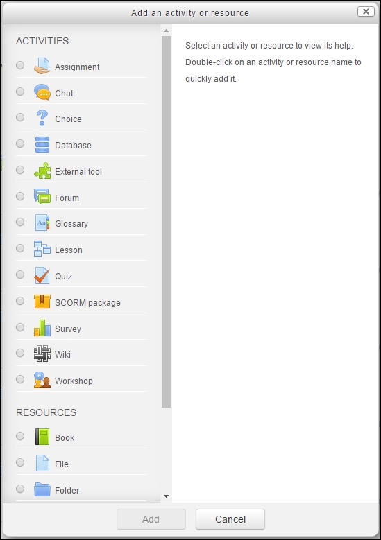 Designing, creating, storing, accessing, and using course content