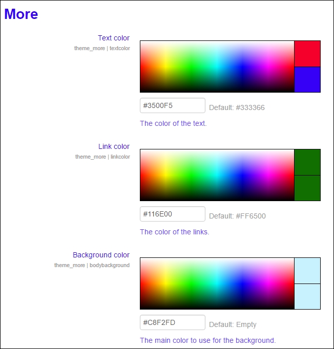 Customizing Moodle or MoodleCloud's theme More using HTML to define colors