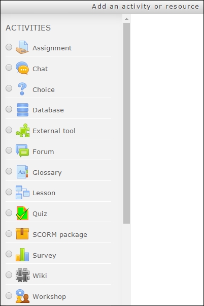 moodle assignment icon