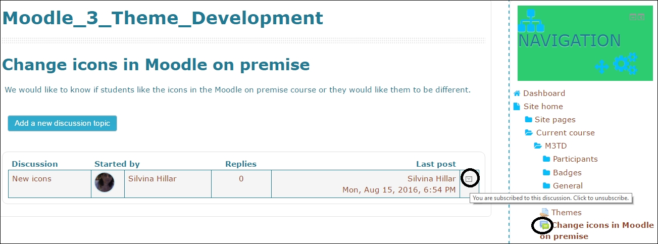 Rendering Parts Of Icons Moodle Theme Development - 