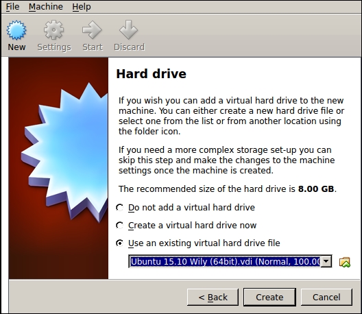 Creating the virtual machine