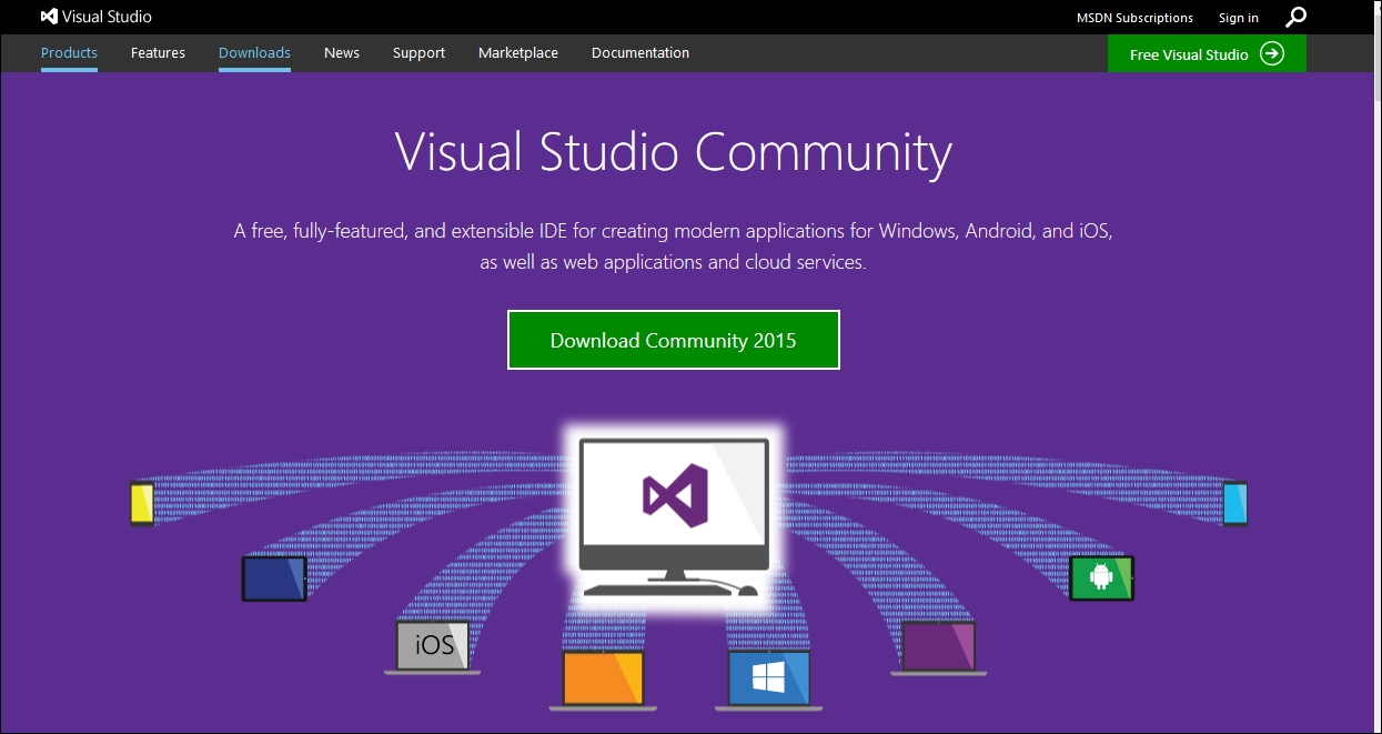 Installing Visual Studio Community
