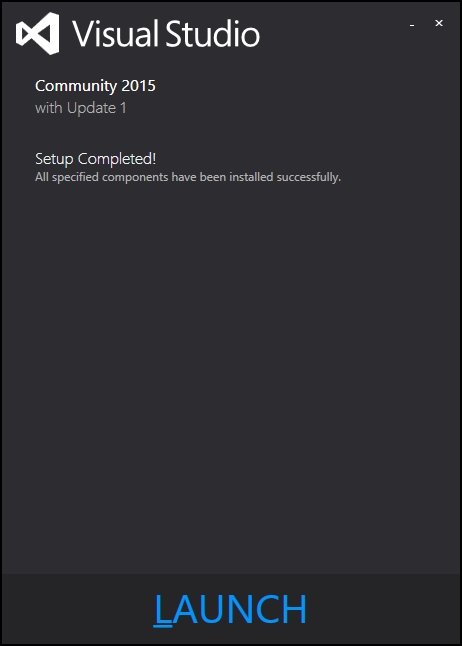 Installing Visual Studio Community