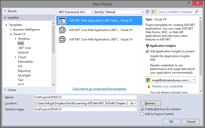 Installing ASP.NET 5