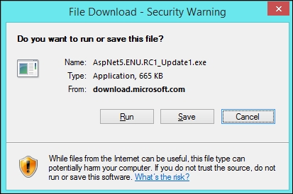 Installing ASP.NET 5