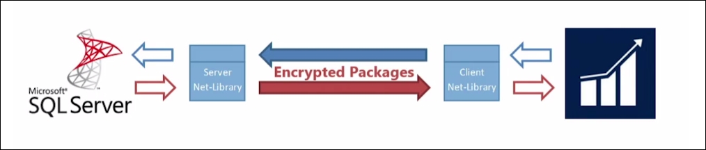 Data encryption between MS SQL Server and Microsoft Dynamics NAV 2016