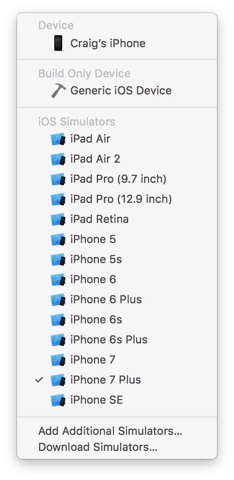 iOS device