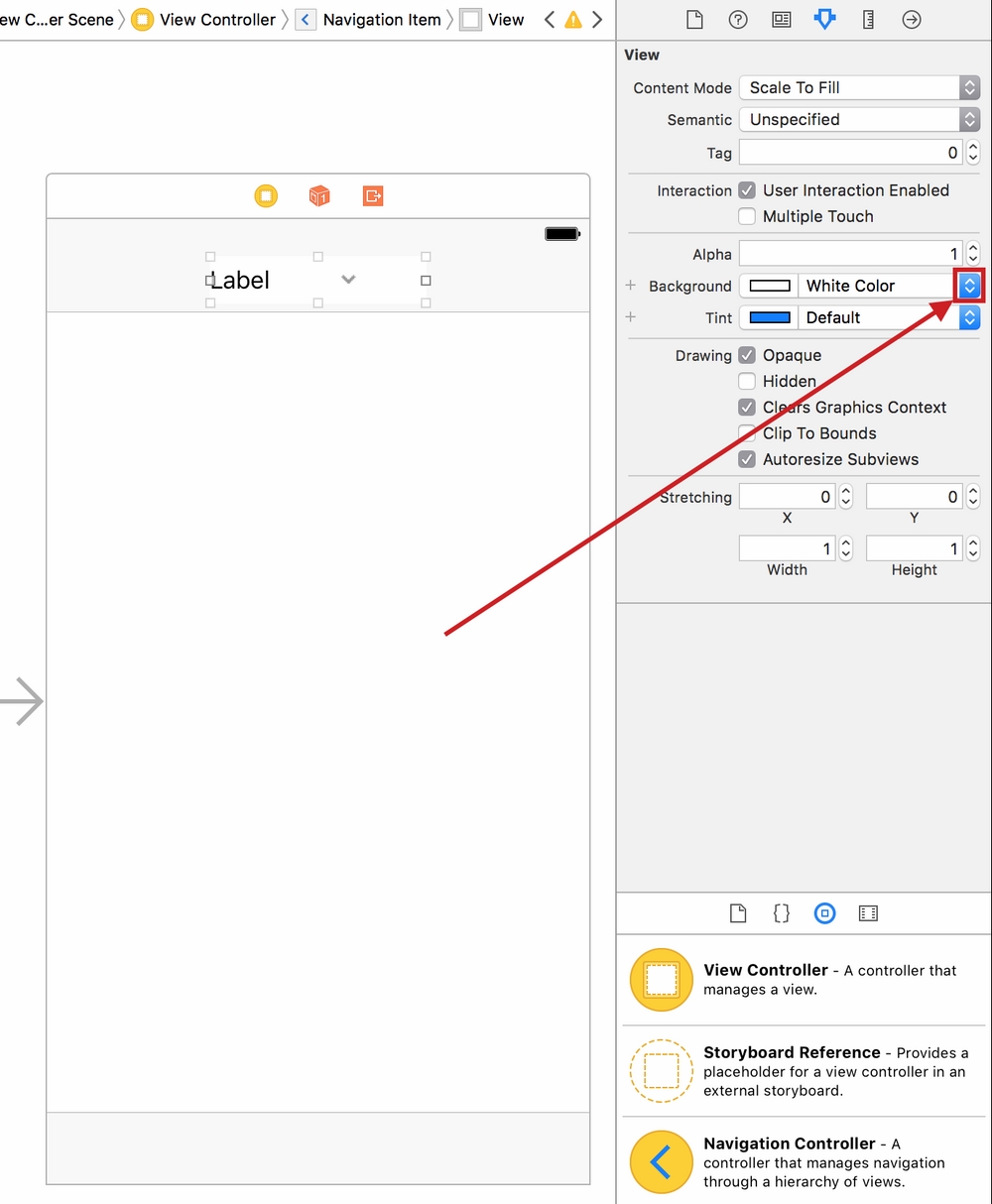 Adding a Clear Background to the Custom Title View