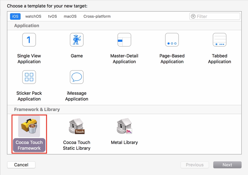 Creating a framework