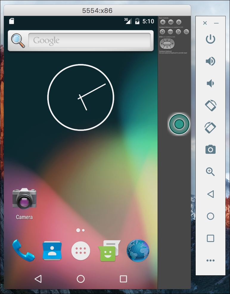 Setting up the Android emulator