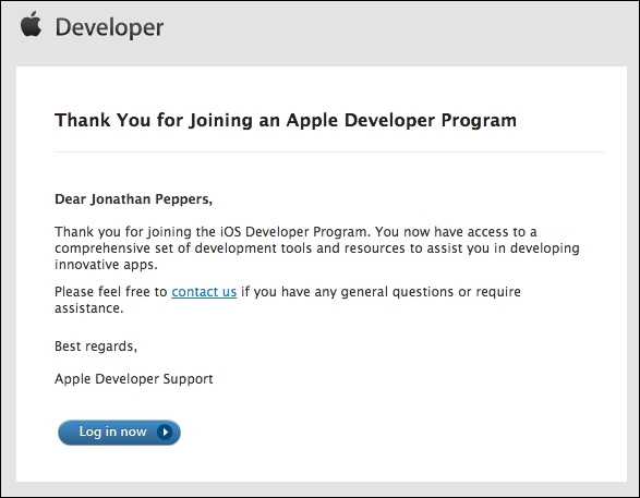 Enrolling in the iOS developer program