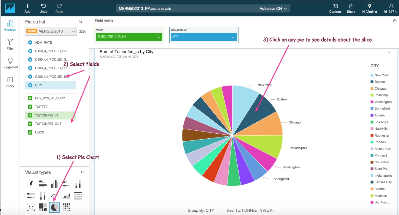 Building multiple visualizations