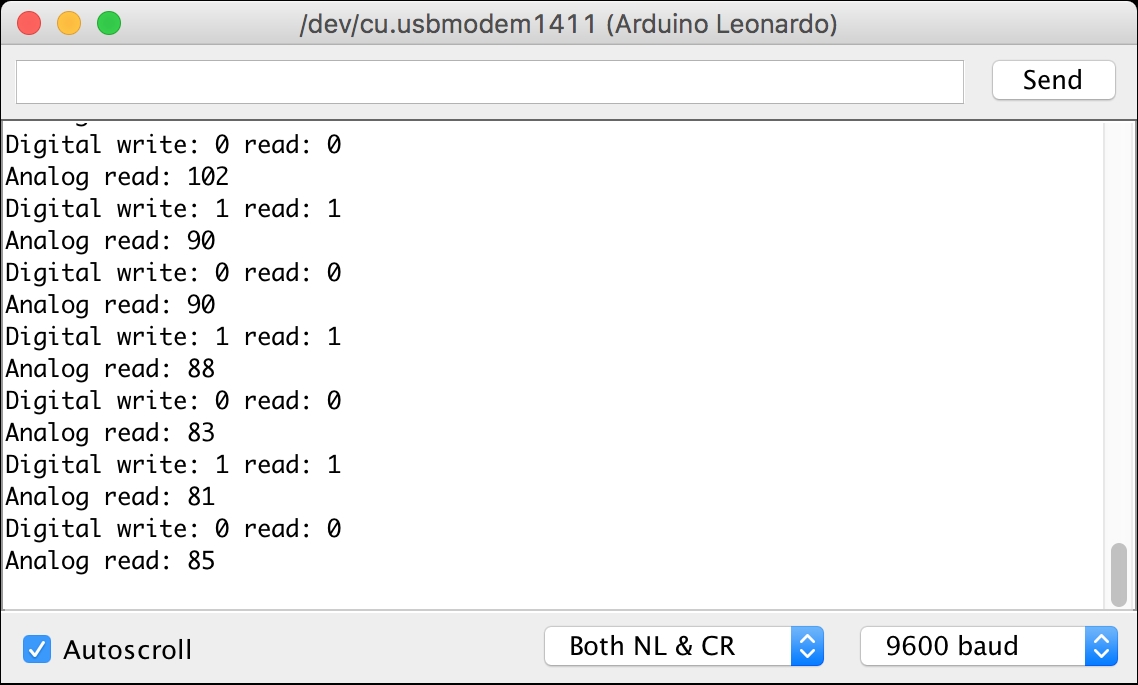 Sensing and actuating on Arduino devices
