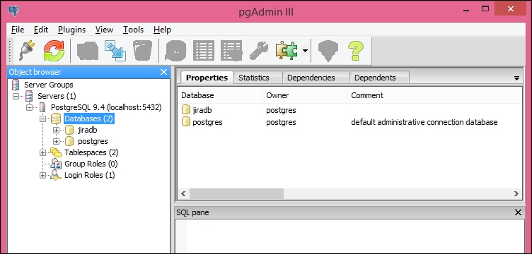 Accessing PostgreSQL