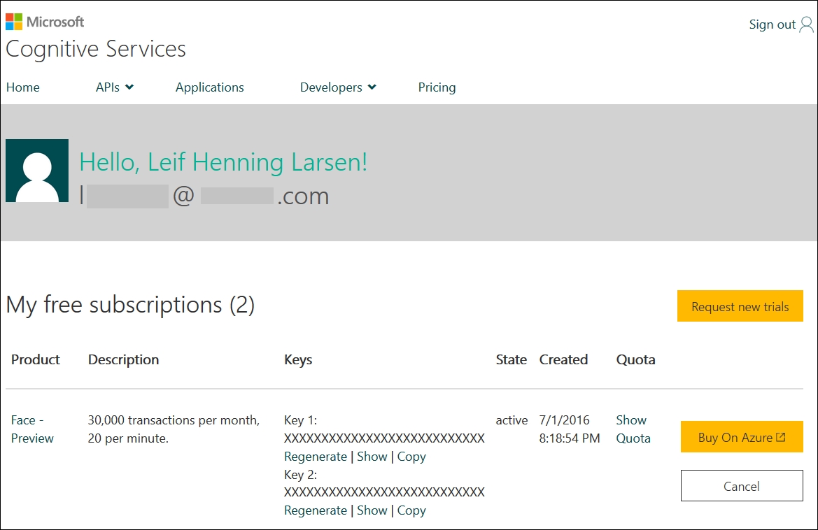 Detecting faces with the Face API