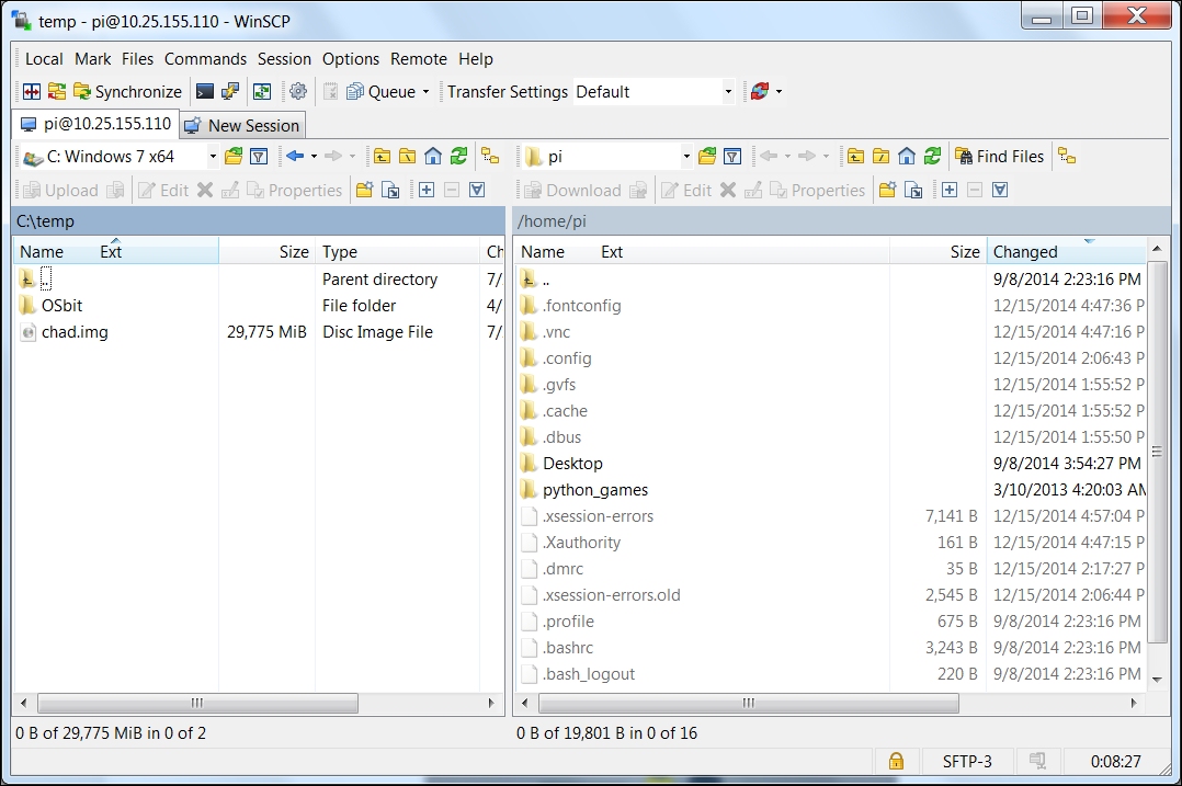 Accessing your Raspberry Pi 3 from your host PC