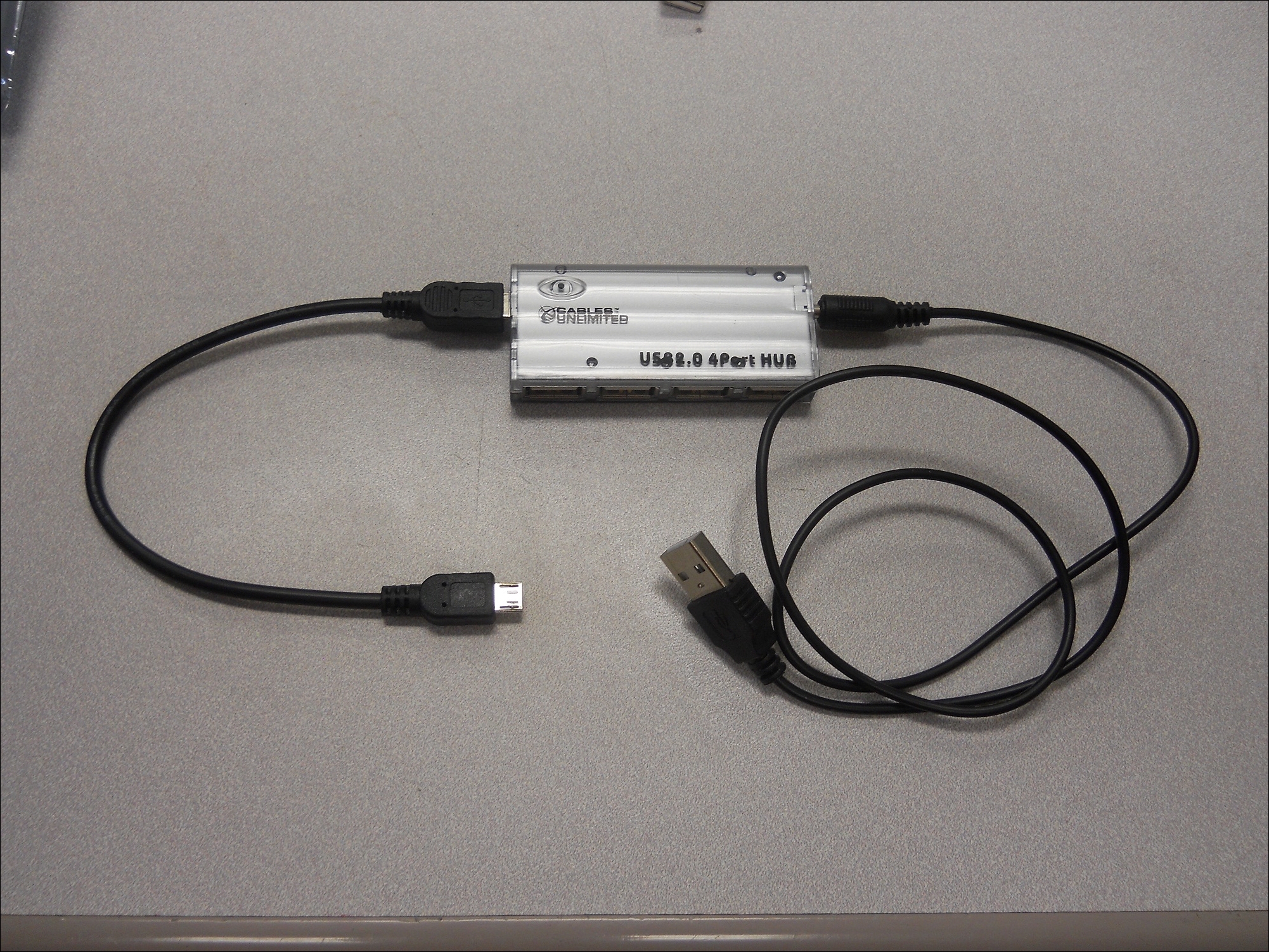 Hooking up a keyboard, mouse, and display