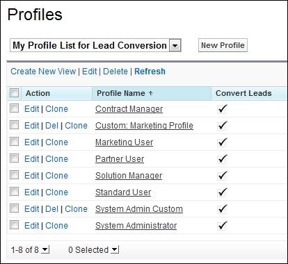 Enable Enhanced Profile List Views