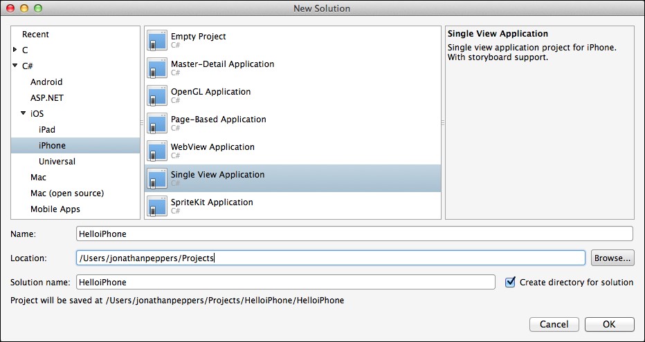 Building your first iOS application