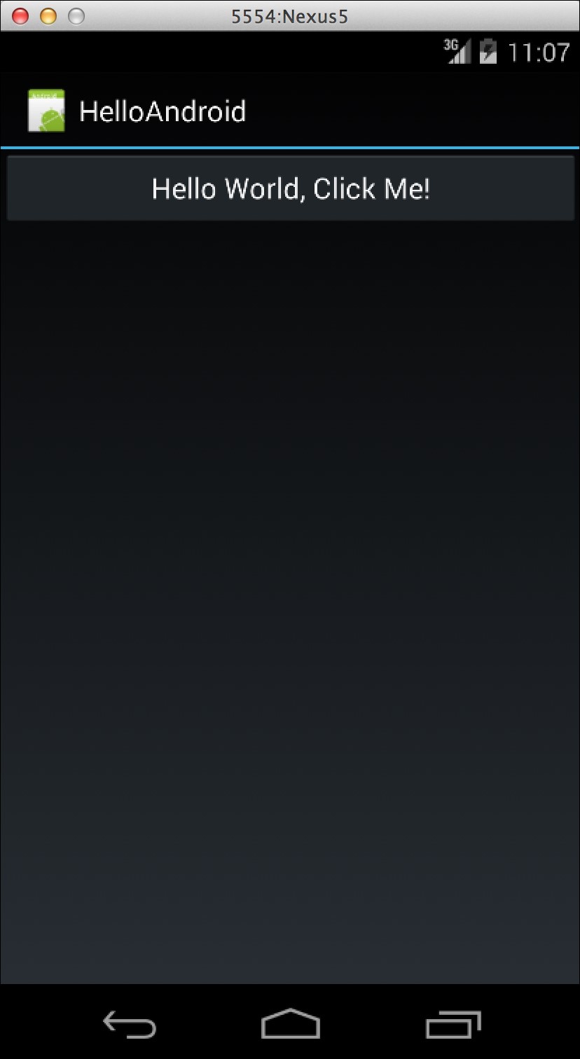 Building your first Android application