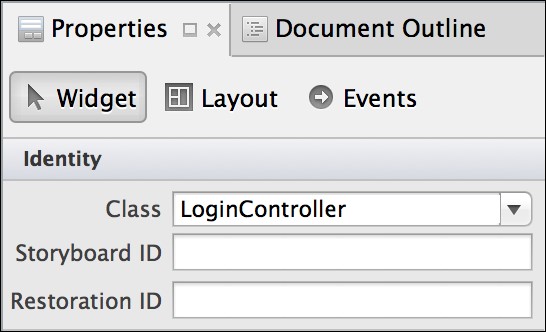 Creating a LoginController class