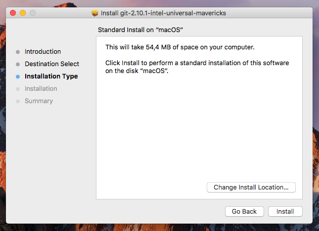 install git on mac ox