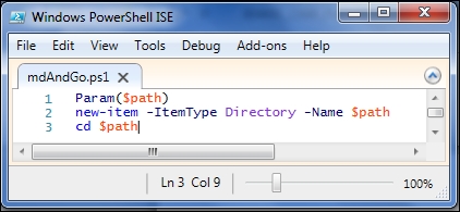 Comparing scripts and functions