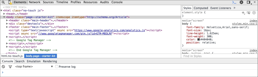 Chrome DevTools