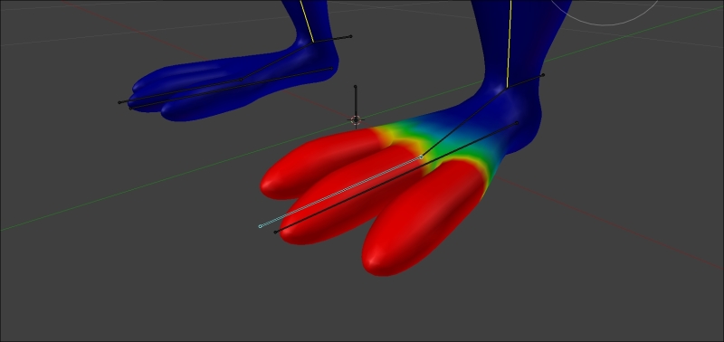 Manually assigning weight to vertices