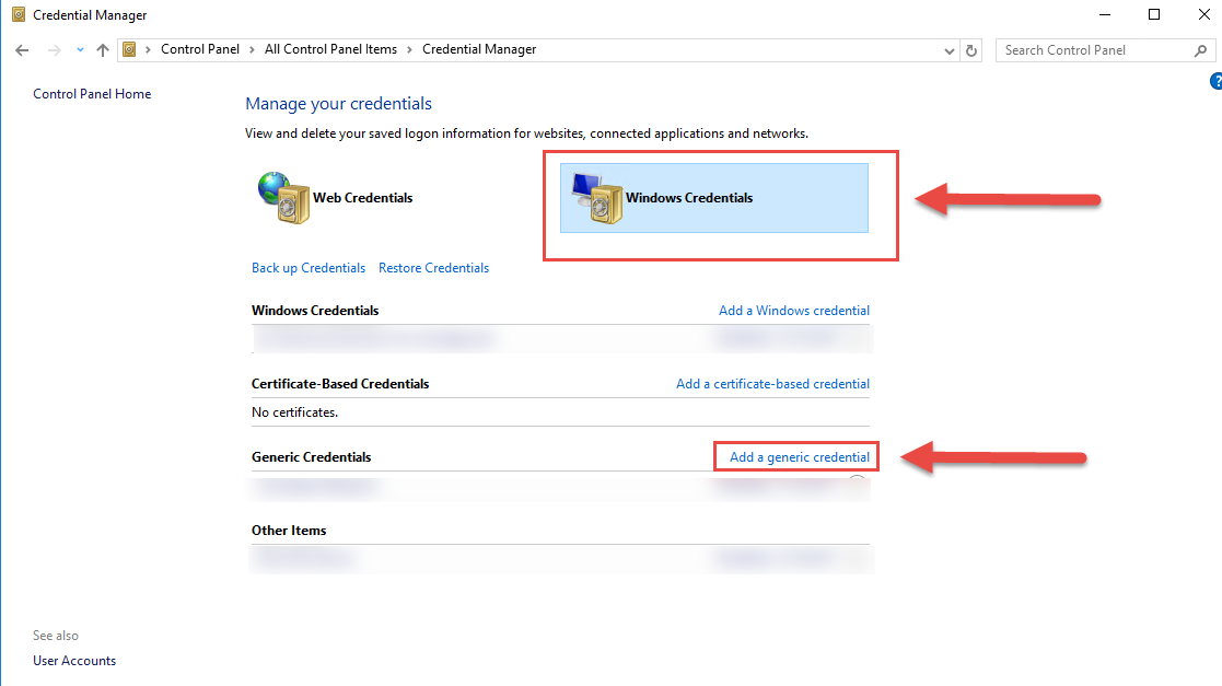 powershell credential manager