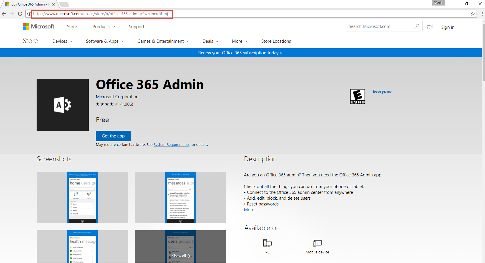 msdn subscription office 365