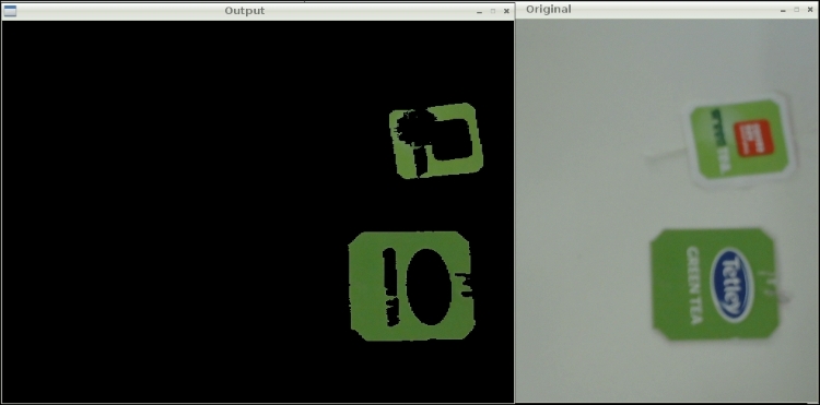 Tracking in real time based on color