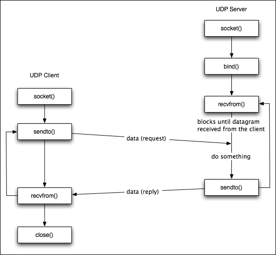 The architecture and programming of UDP sockets