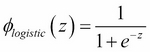 Logistic function recap