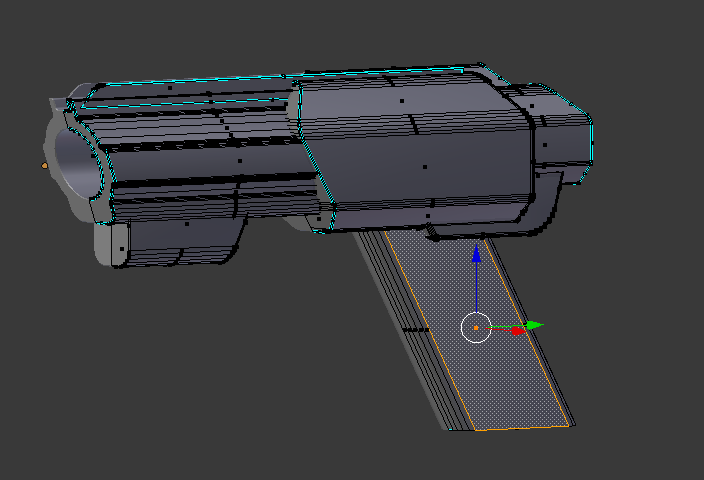 Finishing the handgrip