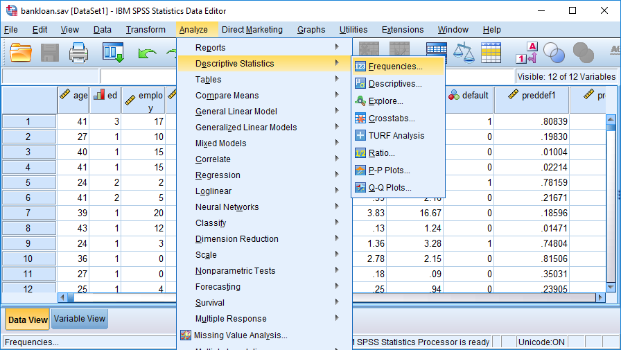 spss 12