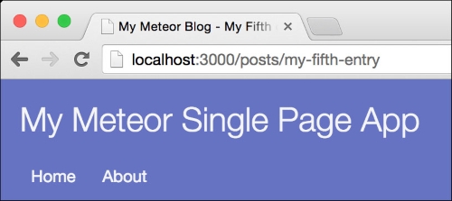 Changing the website's title
