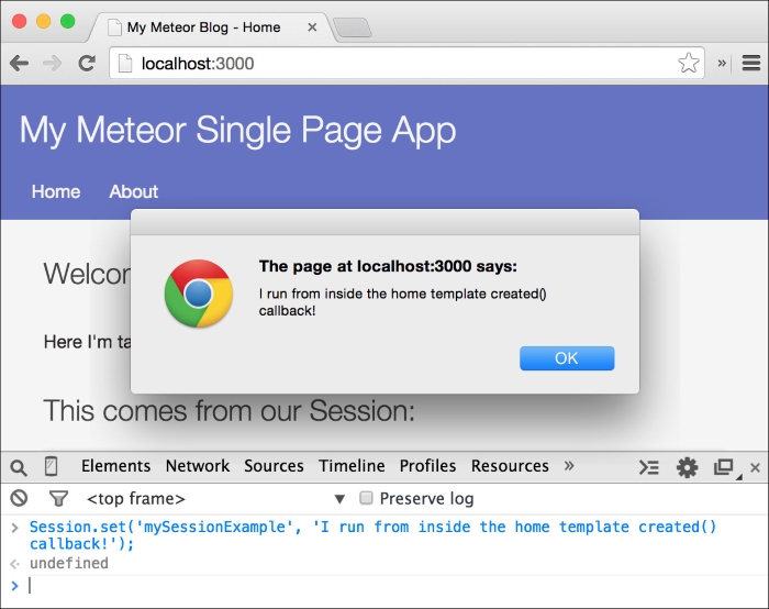 Using autorun in a template