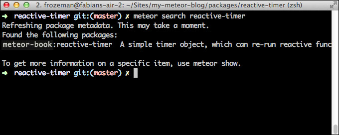 Publishing our package online