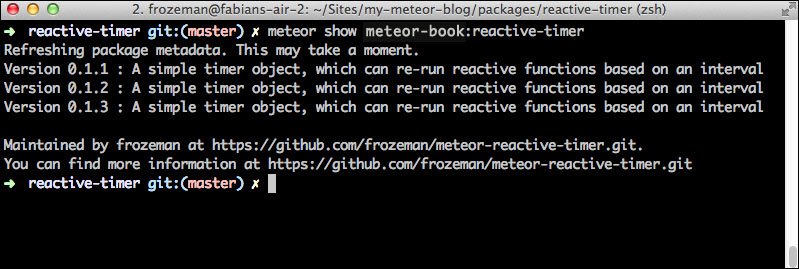 Publishing our package online
