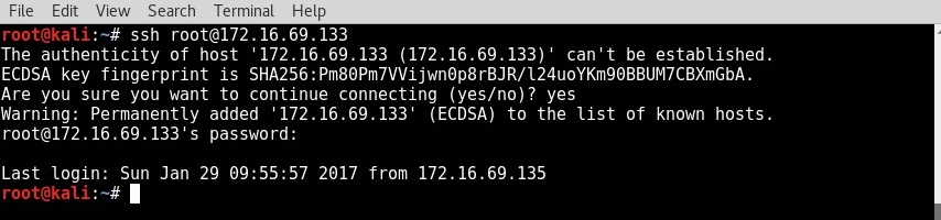 Configuring And Using Ssh Kali Linux Network Scanning Cookbook