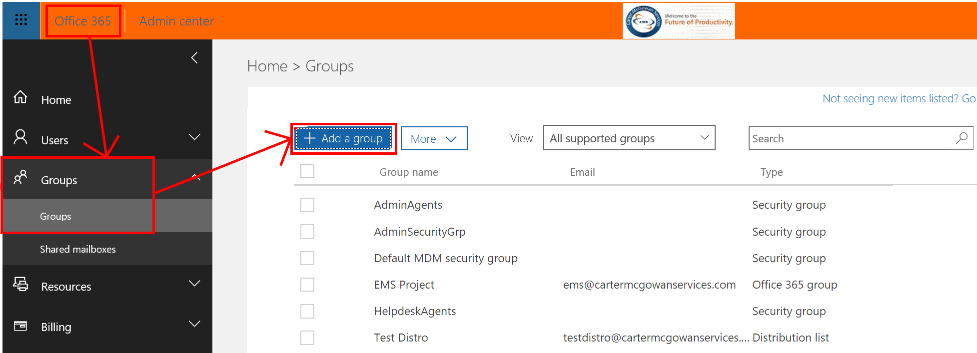 Creating a new Office 365 group | Mastering Office 365 Administration