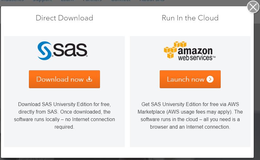 how to download sas university edition visualization