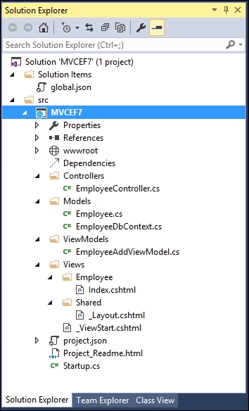 Using the Entity Framework in ASP.NET MVC applications