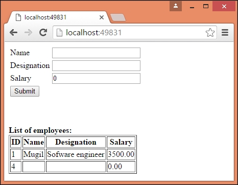 Client-side and server-side validation