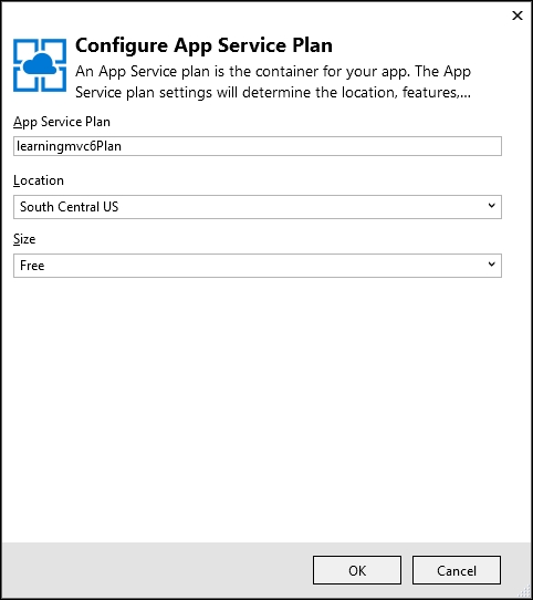 Deploying the ASP.NET Core application in Azure