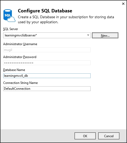 Deploying the ASP.NET Core application in Azure