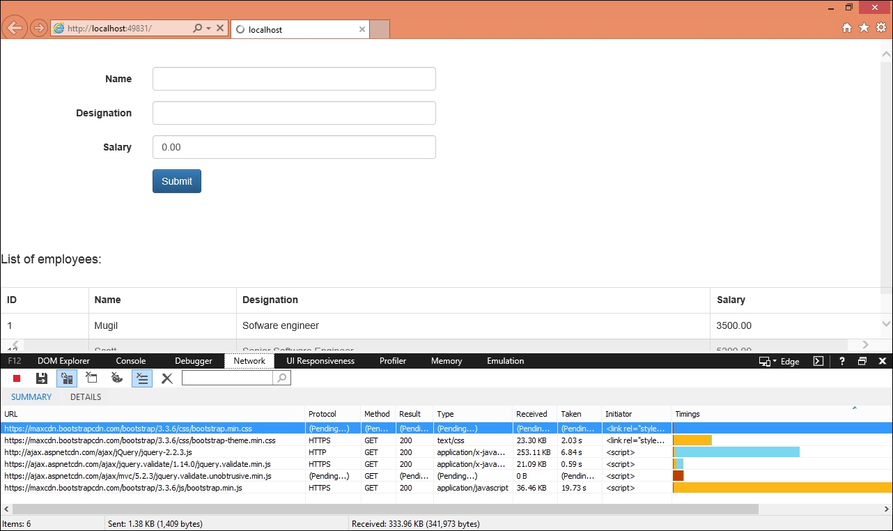 Reducing the number of HTTP requests