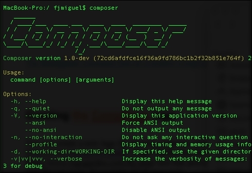 Installing Composer on Unix-like operating systems